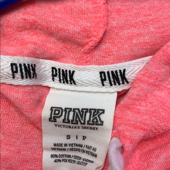 PINK zip up hoddie - Picture 2 of 2